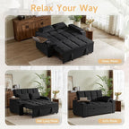 Auvsoce 65" Sleeper Sofa Bed Loveseat, Convertible Couch - Image 7