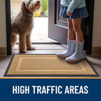 OLANLY Front Door Mat Outside 33x21, All-Season Heavy-Duty Rubber Doormat | - Image 6