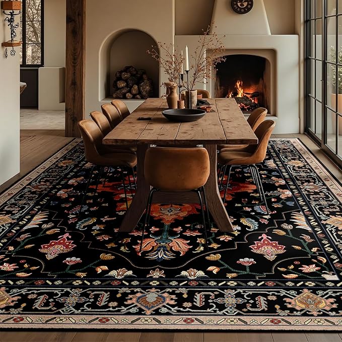 RELEANY Washable Area Rug, Large 10'x12', Water Repellent, Pet Friendly - Image 3