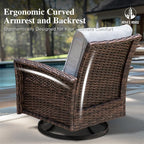 HERA'S HOUSE High Back Outdoor Swivel Chairs - Image 7