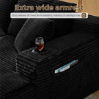 133" Oversized Cloud Boneless Sofa Couch - Image 4