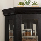 Glass Corner Display Cabinet - Image 4