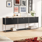 Modern Storage Cabinet Versatile Free-Standing Organizer - Image 2