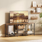 JARHETUN TV Stand for 55 Inch TV, Entertainment Center - Image 7