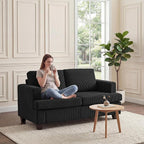 Apicizon 63" Loveseat Sofa Couch, Cloud Couch Lounge Sofa - Image 5