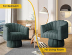 Dewhut Swivel Accent Chair, 360° Swivel Barrel Chair - Image 4