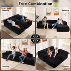 ovios 104" Cloud Boneless Couch - Image 6