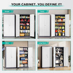 Wide & Deep Metal Storage Cabinet - Image 4