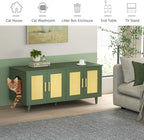 Homhedy Boho Cat Litter Box Enclosure - Image 7