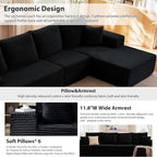 135" Cloud Sectional Couch - Image 4