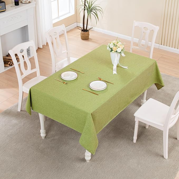 BALCONY & FALCON Rectangle Tablecloth 57" x 85" Washable Wrinkle Resistant and - Image 5