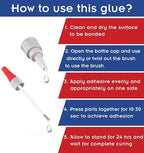 Super Glue with Brush Applicator & Nozzle, 3D Printer Thick Glue - Image 3