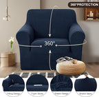 U-NICE HOME Stretch Recliner Chair Cover Armchair Slipcover, 1-Piece Chair cover - Image 3