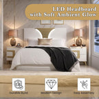 Kings Brand Furniture Claire 6-Piece Queen Size Bedroom Set - Image 3