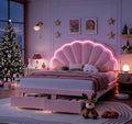 HIFIT Full Size Upholstered Smart LED Bed Frame by HIFIT