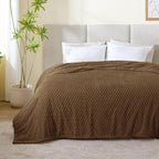 BEDELITE Brown Twin Blanket for Couch, Soft Cozy Gifts for Women, 60 * 80 | 3D - Image 9