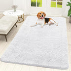 OLANLY Dog Door Mat for Muddy Paws 59x35, Super Absorbent Chenille Mud Mat | by OLANLY
