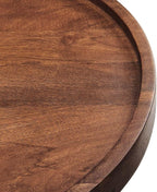 Modway Chiro Solid Wood Side Table in Walnut - Image 6