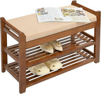 PETKABOO Shoe Rack Bench with Cushion, Shoe Rack - Image 3