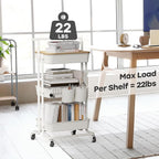 DTK 3 Tier Rolling Utility Cart - Image 5
