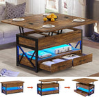 Itaar 40" Lift Top Coffee Table, 4 in 1 Coffee Tables by Itaar
