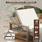 Outdoor Chaise Lounge Chair, Patio Chaise Lounge Recliner - Image 8