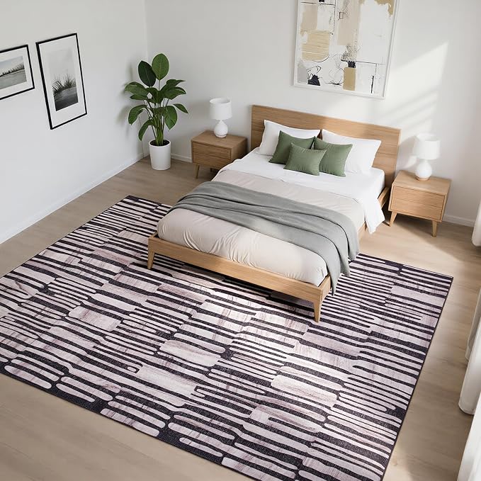 8x10 Moroccan Retro Washable Area Rugs - Image 8
