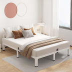 ROIL 7 Inch White Queen Bed Frame - Image 6