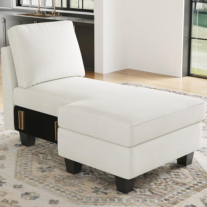 Belffin Sectional Storage Chaise Module - Image 2