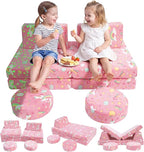 MeMoreCool Kids Sofa, 8-Piece Modular Play Couch by MeMoreCool