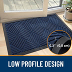 OLANLY Front Door Mat Outside Entrance 59x34, Waterproof Heavy-Duty Doormat | - Image 5