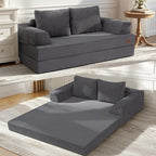 COMAX Convertible Sofa Bed, Folding Floor Couch Corduroy Fold Out Couch Bed by COMAX