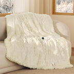Bedsure Faux Fur Heated Blanket Throw Blanket, Fast Heating Fluffy Electric - Image 9