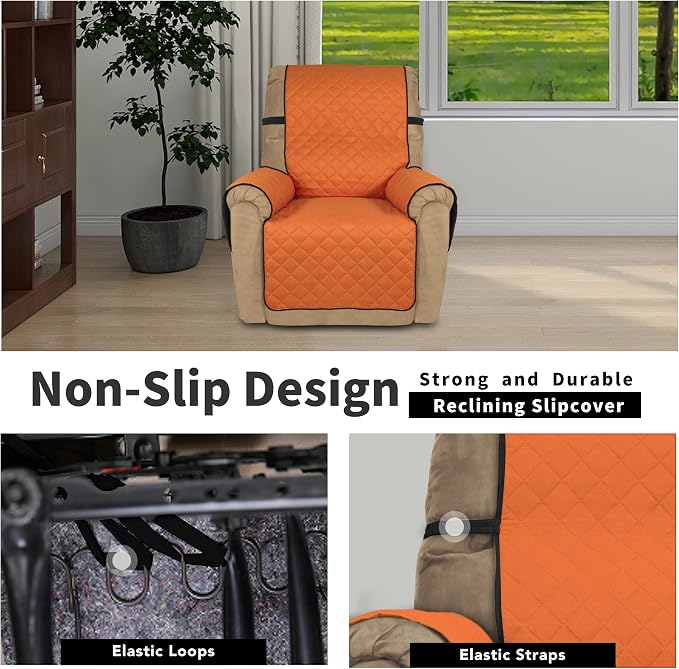 Easy-Going Reversible Couch Cover, Recliner 22 in, Water Resistant Furniture Mat - Image 3