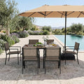 Aoxun 7-Piece Patio Table and Chairs Set by Aoxun