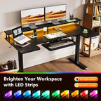 OffiGo U Shaped Electric Standing Desk - Image 7