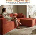 MONVANE 106" Cloud Sectional Couch - Image 5