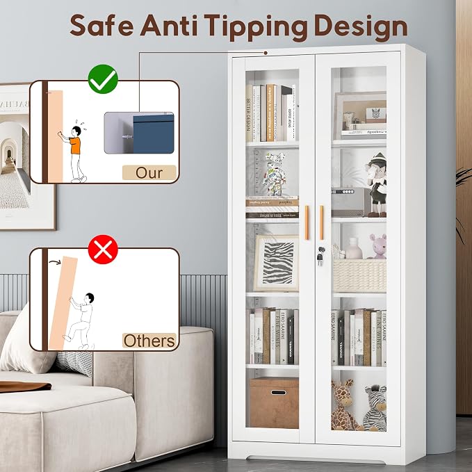 UNICOLY Lockable Display Cabinet - Image 6