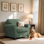 SUBRTEX 3 Pieces Stretch Sofa Slipcover Sets Couch Cover Sets Backrest Cushion - Image 2