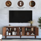 3More 67" Mid Century Modern TV Stand - Image 4