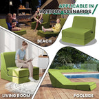 jela Outdoor Sofa, Waterproof Folding Lounge Chair and Sofa, UV Resistant Patio - Image 6
