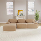 Boneless Sectional Couch, No Assembly Required, 117.3” L Shaped Modular Cloud - Image 2
