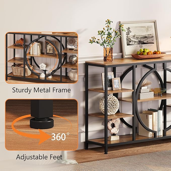GiftGo 47" Industrial Console Tables - Image 7