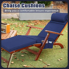 Wenqik 2 Pcs Outdoor Chaise Lounge Cushion - Image 6