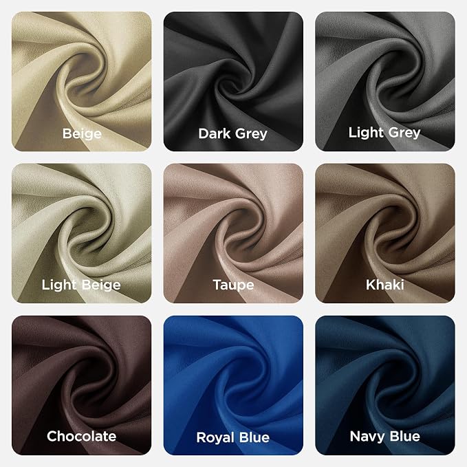 Joydeco Long Blackout Curtains for Bedroom & Living Room 120 Inch 2 Panels | - Image 8