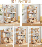 OSCHF 4-Tier Wooden Open Bookcase - Image 3