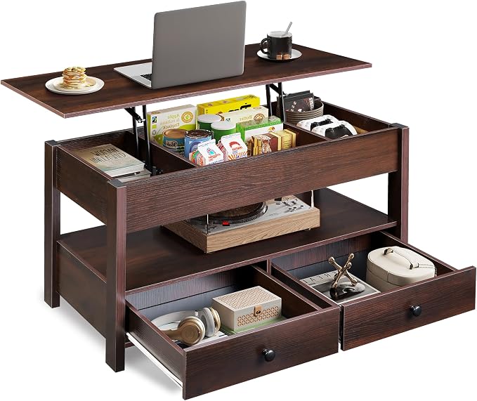 WLIVE Coffee Table, Lift Top Coffee Table by WLIVE