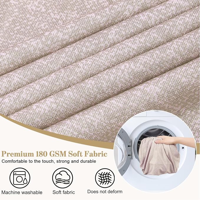 8Pcs Patio Cushion Covers Stretch Outdoor Furniture Protector Slipcovers | - Image 7