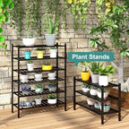 viewcare 3-Tier Black Bamboo Shoe Rack - Image 7