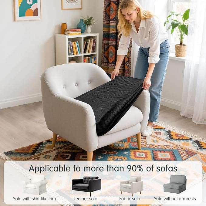 Hokway Couch Cushion Covers Stretch Cushion Covers Sofa Seat Cushion Slipcover - Image 5